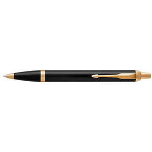 PARKER Stylo à bille rétractable IM Laque Noire G.T.