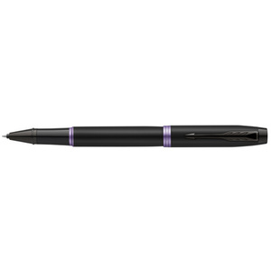 PARKER Stylo roller IM Vibrant Rings, noir / bleu