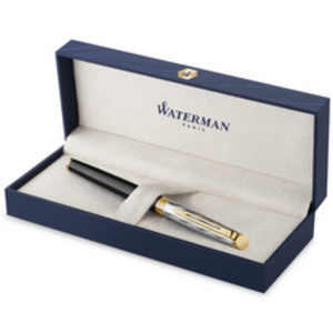 WATERMAN Stylo roller Hémisphère Reflets de Paris Noir G.T.