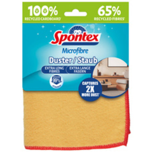 Spontex Chiffon microfibre à poussière, jaune