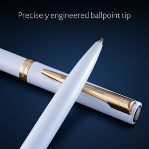 WATERMAN Stylo à bille Allure Impression, Blanc G.T.