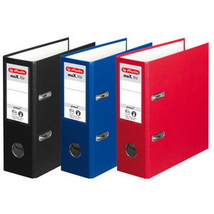 herlitz Classeur PP maX.file protect, A5 paysage, bleu