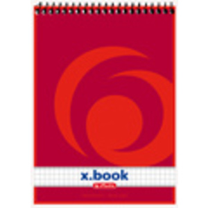 herlitz Bloc-notes à spirale x.book, A7, 50 pages, quadrillé