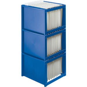 helit Bac pour dossiers suspendus 'the rack', bleu