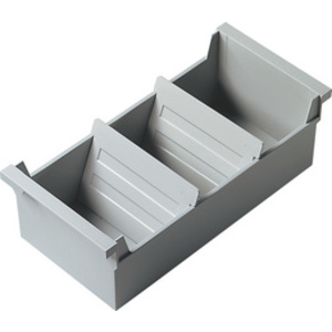 helit Bac à fiches 'the admin' A6 paysage, gris lumière