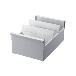 helit Bac à fiches 'the admin' A6 paysage, gris lumière