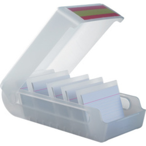 helit Boîte à fiches éducatives 'the beebox' A8, bleu