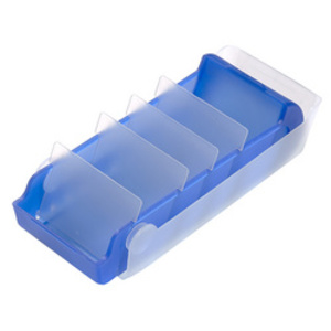 helit Boîte à fiches éducatives 'the beebox' A7, bleu