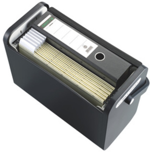 helit Boîte pour dossiers suspendus 'the mobil box', bleu