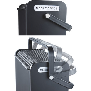 helit Boîte pour dossiers suspendus 'the mobil box', bleu