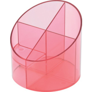 helit Pot multifonction 'the cross', 4 compartiments, rouge