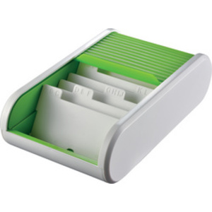 helit Boîte à cartes de visite 'the personal', vert/blanc