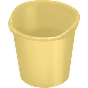helit Corbeille à papier 'the joy', PP, 13 litres, jaune