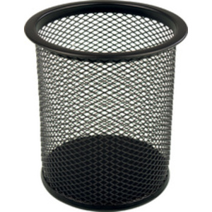 helit Pot à crayons 'the round network', argent