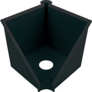 helit Boîte à fiches 'the green cube line', noir