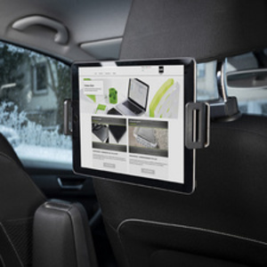 helit Support tablette pour appuie-tête 'the car mount',noir