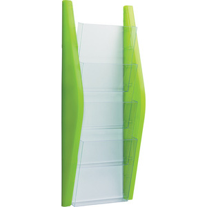 helit Porte-brochures mural 'the arc', A5 portrait, noir