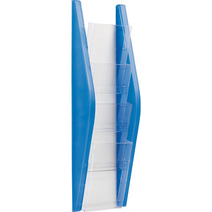 helit Porte-brochures mural 'the arc', 1/3 A4, argent