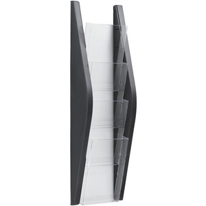 helit Porte-brochures mural 'the arc', 1/3 A4, argent