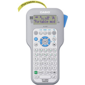 CASIO Cassette à ruban XR, 12 mm / 8 m, noir sur blanc