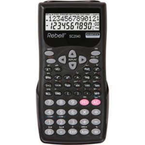 Rebell Calculatrice scolaire SC2040, noir