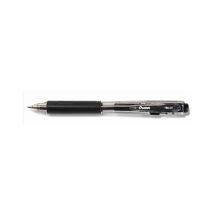 Pentel Stylo à bille rétractable BK437, noir