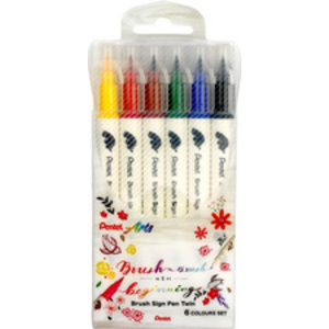 PentelArts Feutre pinceau BrushSignPen Twin, set de 12