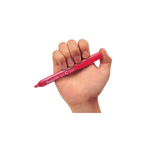 Pentel Marqueur permanent NXS15, rétractable, noir  - 12115