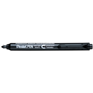 Pentel Marqueur permanent NXS15, rétractable, noir  - 12115