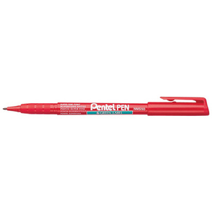 Pentel Marqueur permanent GREEN-LABEL NMS50, noir  - 14168