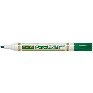 Pentel Marqueur pour tableau blanc MW85, pointe ogive, vert