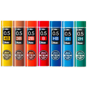 Pentel Mines fines pour porte-mines AIN STEIN C275, dureté H