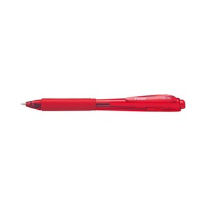 Pentel Stylo à bille rétractable BK440, rouge
