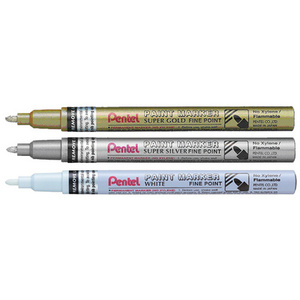 PENTEL Marqueur laque PAINT MARKER MMP10, blanc