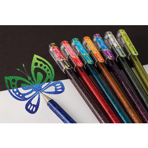 Pentel Hybrid Stylo roller encre gel 'Dual Pen', bleu/vert
