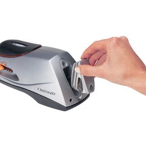 Rapid Agrafeuse électrique Optima 20E, blanc/gris/bleu