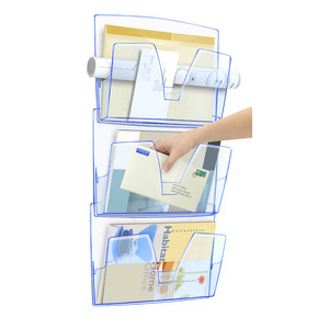 CEP Lot de 3 corbeilles murales, A4, 1 compartiment  - 81915