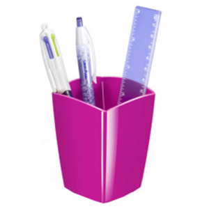 CEP Pot à crayons GLOSS, 2 compartiments, blanc