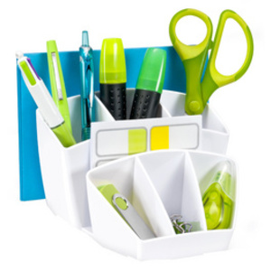 CEP Multipot à crayons GLOSS, 8 compartiments, vert anis