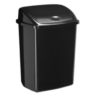 CEP Poubelle ROSSIGNOL, couvercle basculant, noir / bleu