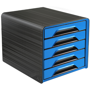 CEP Module de classement Smoove GLOSS, 5 tiroirs, noir /
