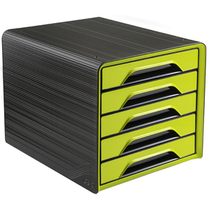 CEP Module de classement Smoove GLOSS, 5 tiroirs, noir /