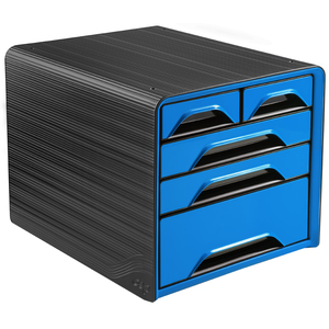 CEP Module de classement Smoove GLOSS, 5 tiroirs, noir /