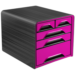 CEP Module de classement Smoove GLOSS, 5 tiroirs, noir /