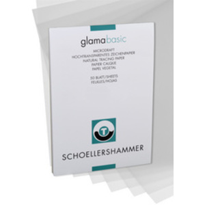 SCHÖLLERSHAMMER Bloc papier calque, A4, 90 g/m2