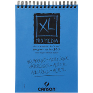 CANSON Bloc de dessin XL MIXED MEDIA Textured, A5