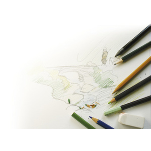 CANSON Bloc de papier à dessin, A4, 160 g/m2, blanc