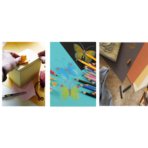 CANSON Papier à dessin couleur Mi-Teintes, A3 couleurs vives