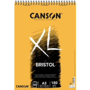 CANSON Bloc à croquis et études XL Bristol, A3