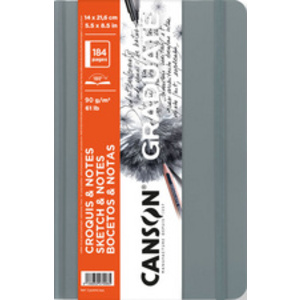 CANSON Carnet à croquis GRADUATE SKETCH & NOTES, bleu foncé